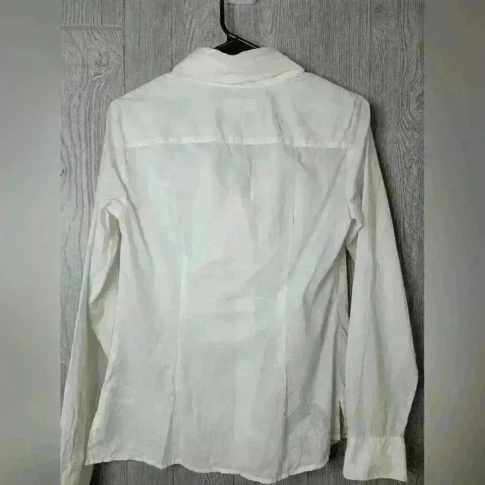 Women's Michael Kors long sleeve tie blouse size 4 - Picture 6 of 6